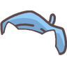 Blue Painter Beret — Common Bongo Cat item