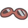 Brown Pilot Goggles — Uncommon Bongo Cat item