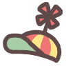 Silly Pinwheel Cap — Uncommon Bongo Cat item
